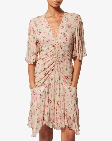 Robe Vivienne - Femme - Beige - Taille 42 - Marant Étoile