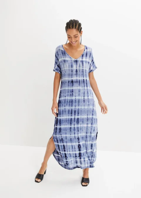 Robe longue en viscose fluide