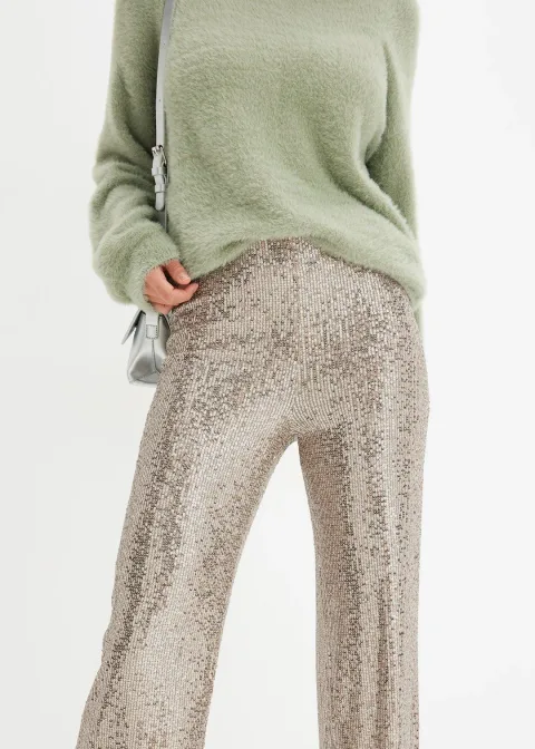 Pantalon en jersey à sequins