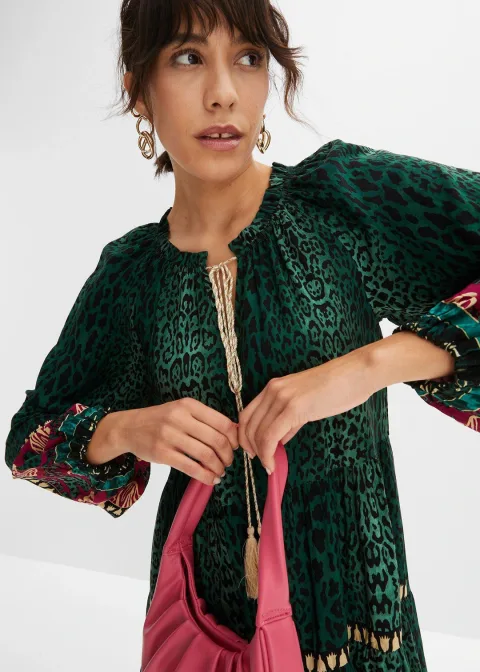 Robe-tunique en viscose fluide