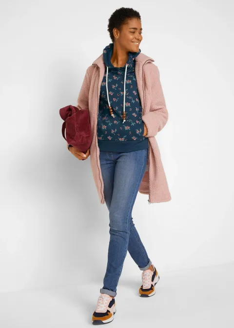 Sweat à capuche avec cordon, 100% coton