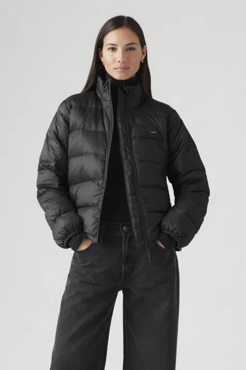 Levi's Doudoune Repliable Polly - Femme - Noir / Caviar - 2XS