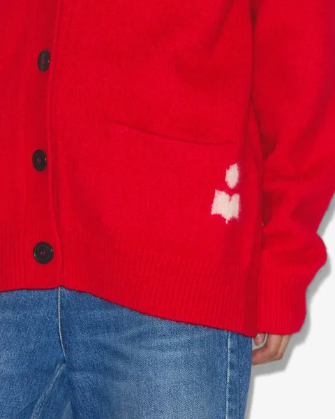 Cardigan Eborah - Femme - Rouge - Taille 40 - Marant Étoile
