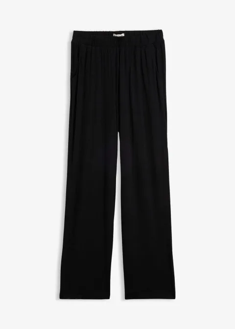 Pantalon fluide en jersey viscose