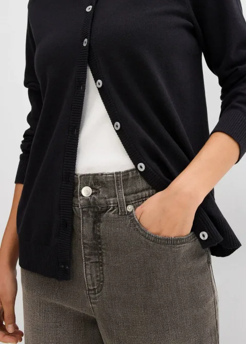 Gilet en maille, col rond