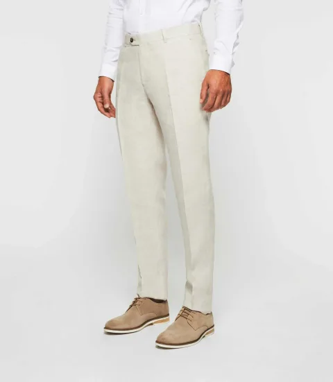IZAC - Pantalon ville beige BIELOBOUT