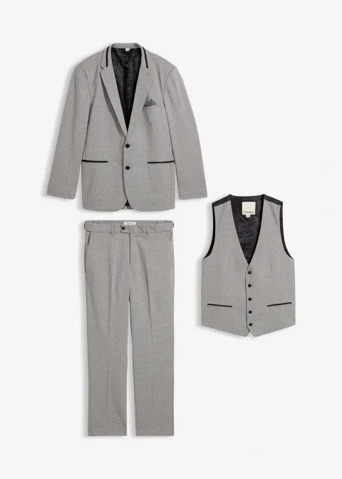 Costume 3 pièces avec gilet, regular