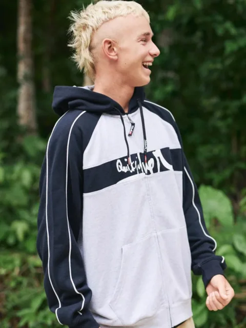 YG Operator - Sweat à capuche zippé pour Homme Gris