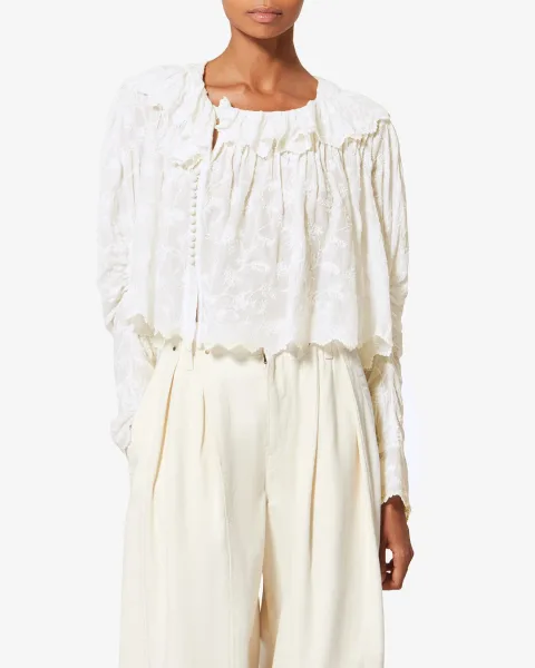 Blouse Zelly - Femme - Blanc - Taille 42