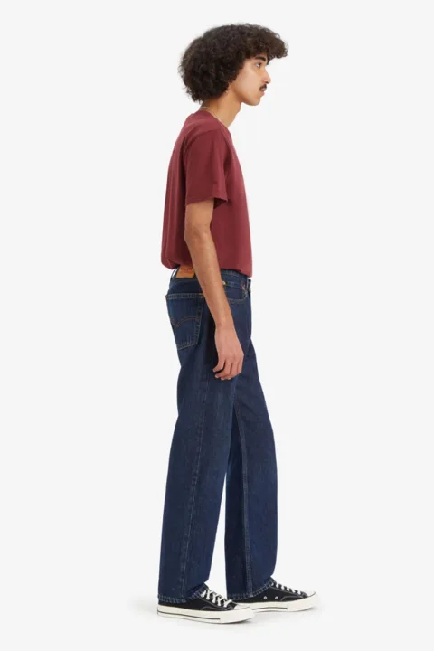 Levi's Jean 555 Relaxed Straight - Homme - Noir / Forget Me Nots - 42X32