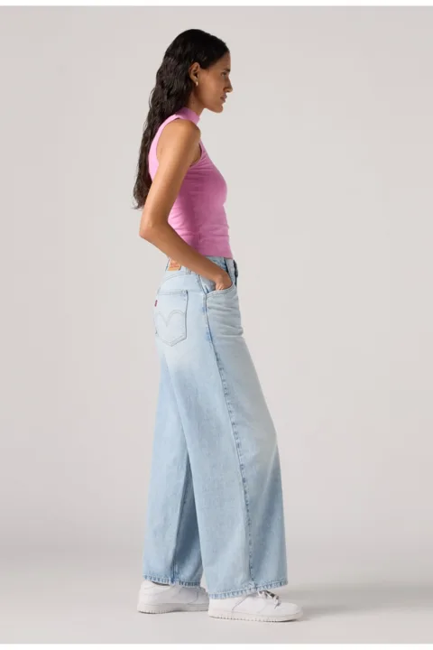 Levi's Jean 94 Baggy Wide Leg - Femme - Bleu / Braided Art - 31X33