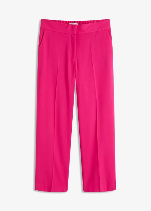 Pantalon 3/4 droit, fendu en bas