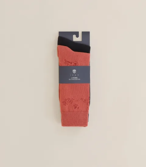 IZAC - Pack de chaussettes orange