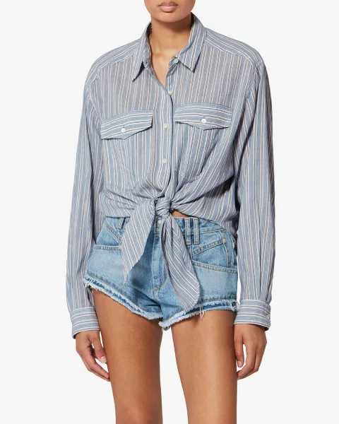 Chemise Nath - Femme - Bleu - Taille 44 - Marant Étoile