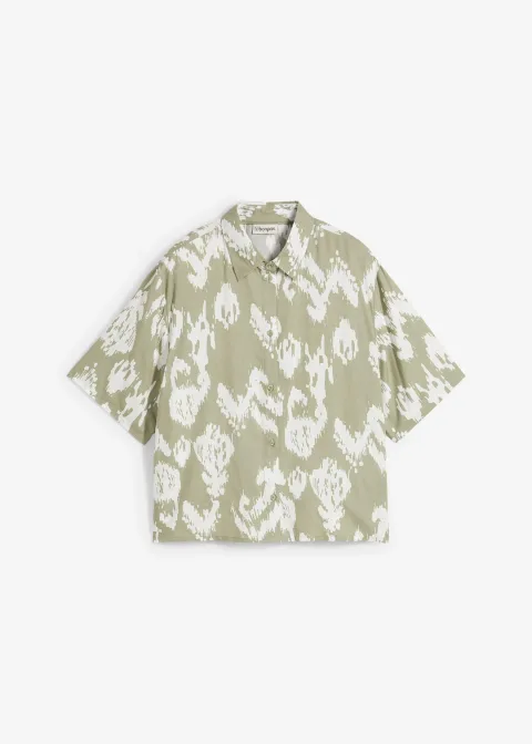Chemisier en viscose avec imprimé ethnique