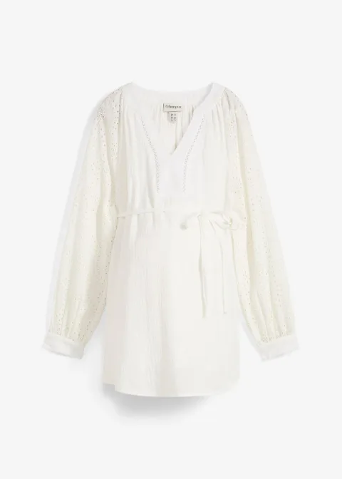Blouse de grossesse en gaze de coton