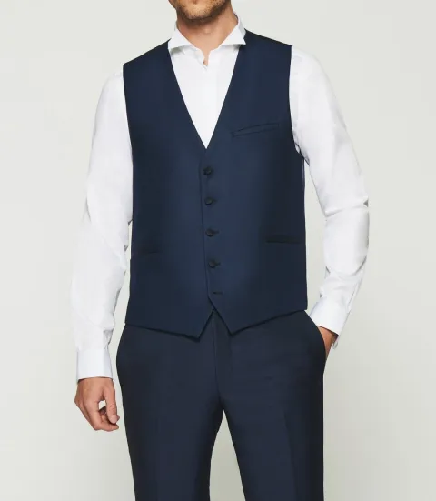 IZAC - Gilet de costume bleu