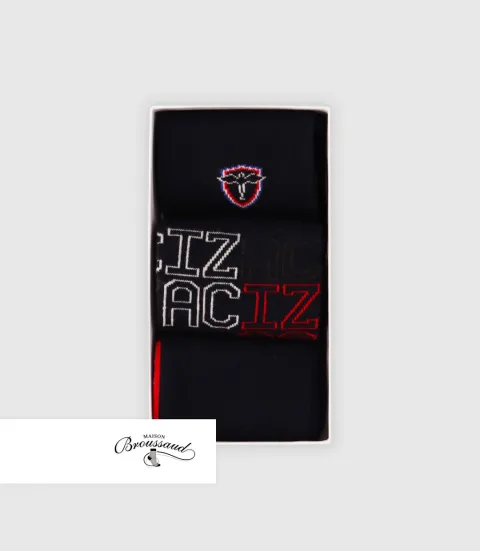 IZAC - Boite de 3 chaussettes marine