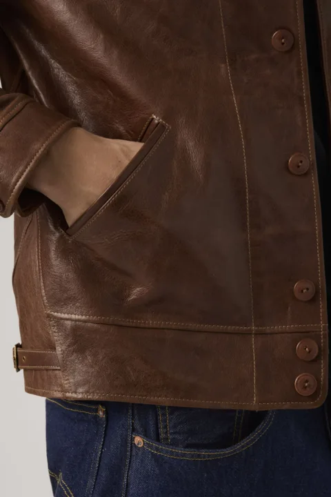 Levi's Vintage Clothing Veste Menlo Cossack - Homme - Marron / Golden Brown - XL