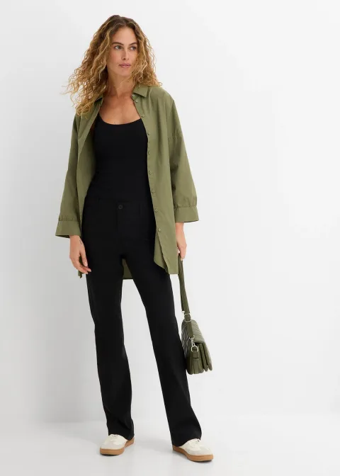 Pantalon bootcut en bengaline extensible