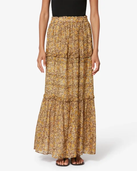 Jupe Volomia - Femme - Kaki - Taille 42 - Marant Étoile