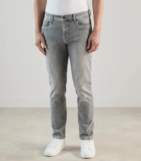 IZAC - Jean 5 poches stretch gris