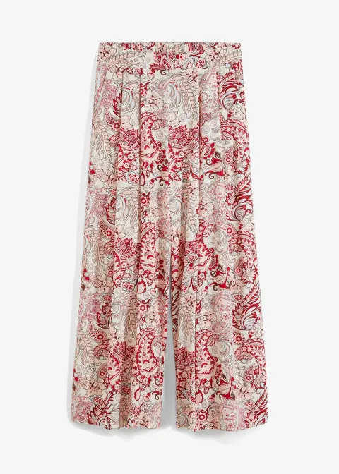 Pantalon à imprimé paisley