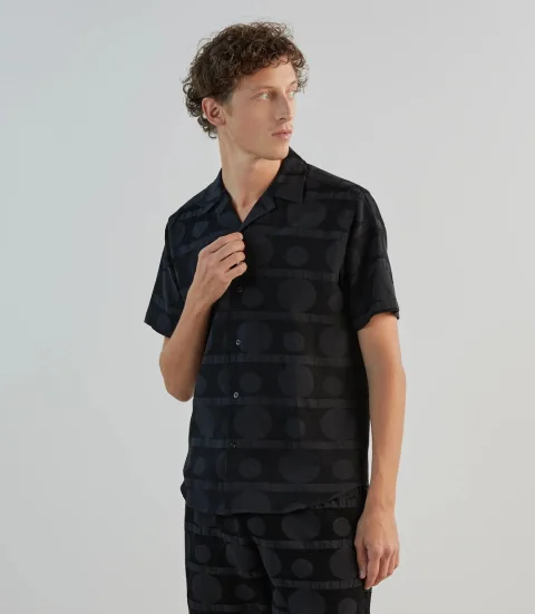 IZAC - Chemise fantaisie noire