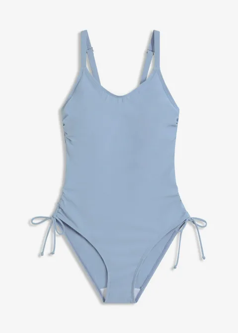 Maillot 1 pièce sculptant avec laçages