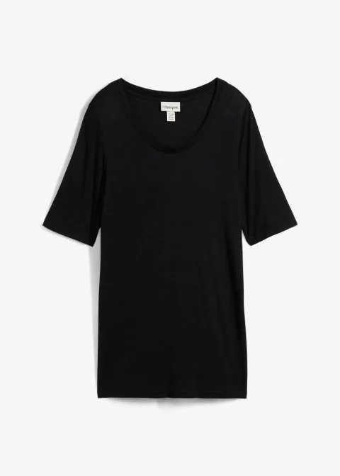 T-shirt long en viscose douce