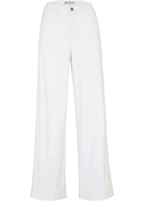 Jean large, extensible, taille haute