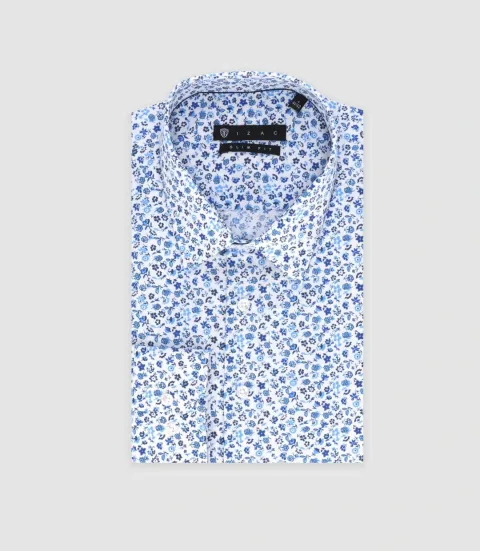 IZAC - Chemise ville bleu ''Tifast018''
