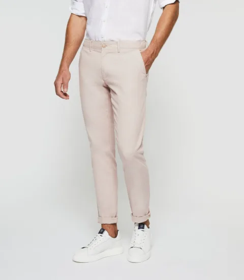 IZAC - Pantalon urbain rose ''Perfect''