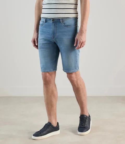 IZAC - Bermuda en jean 5 poches