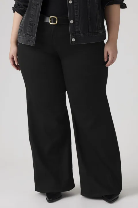 Levi's Jean 318 Galbant Wide Leg (grandes Tailles) - Femme - Noir / Soft Black - 22S