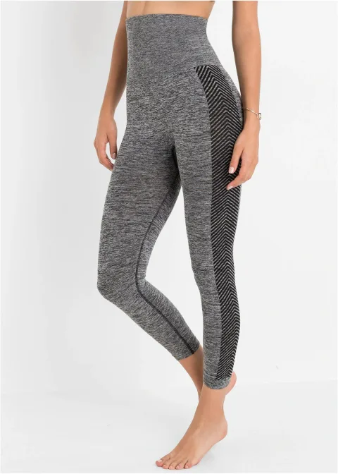 Legging sculptant sans coutures effet ventre plat, maintien fort