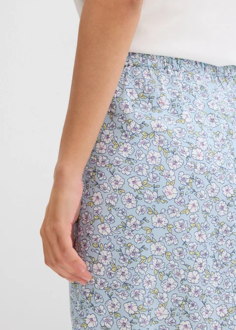 Mini-jupe en viscose fluide