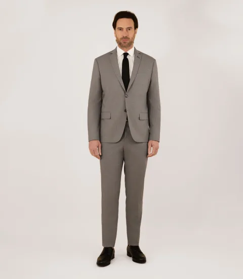 IZAC - Costume 2 boutons gris