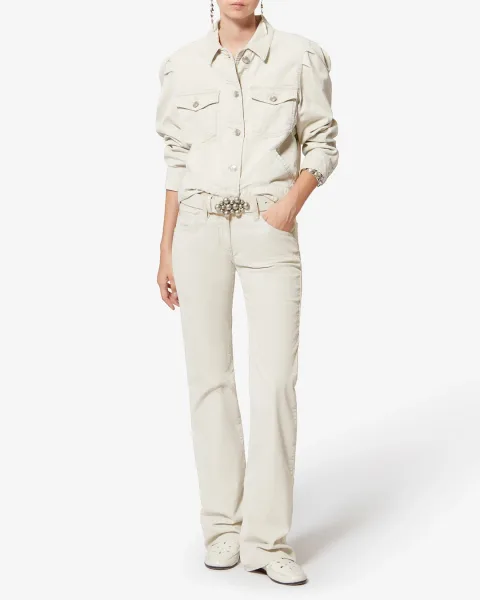 Pantalon Kelly - Femme - Écru - Taille 42 - Marant Étoile
