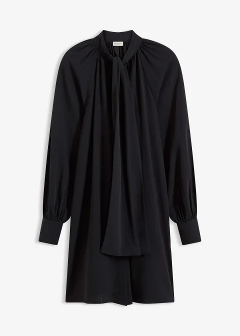 Robe-chemise à col lavallière