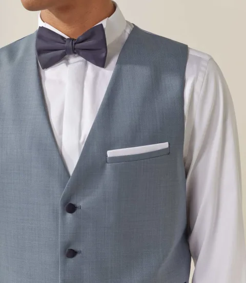 IZAC - Gilet costume de cérémonie gris ''Xferi''