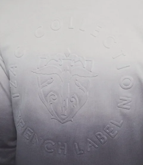 IZAC - Sweat à capuche dégradé noir et gris ''Swdidie''