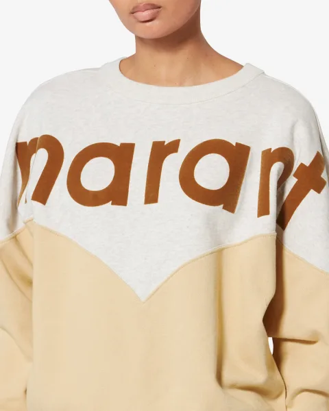 Sweat Shirt Houston - Femme - Ocre Clair - Taille 42 - Marant Étoile