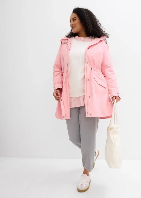 Parka longue à capuche