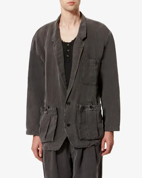 Veste Stan - Homme - Noir Délavé - Taille52