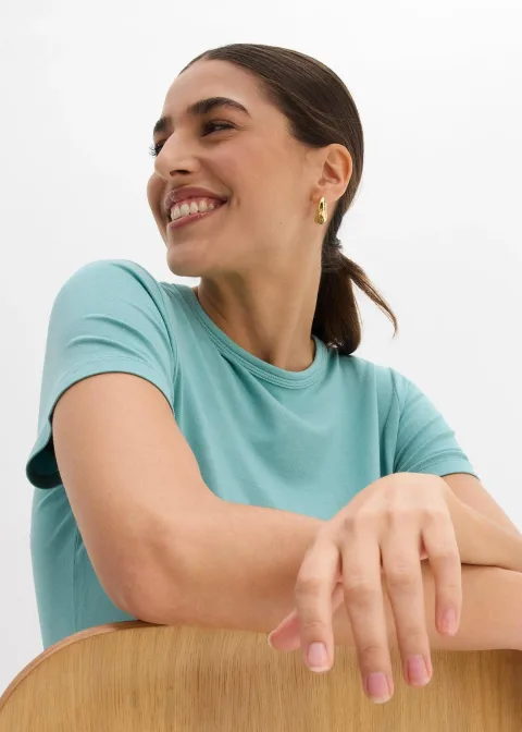 T-shirt en viscose fluide