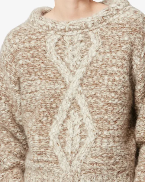 Pull Dorota - Femme - Écru-bronze - Taille 40
