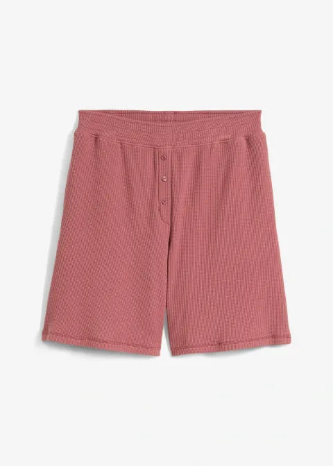 Short 100% coton avec taille élastiquée