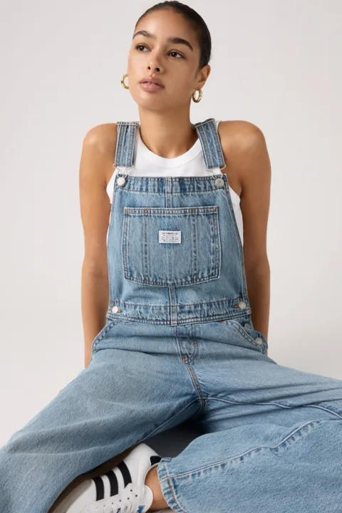 Levi's Salopette Baggy - Femme - Bleu / Not The Same - 2XS