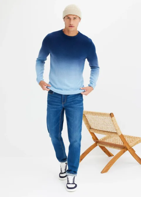 Pull en fine maille, effet dégradé